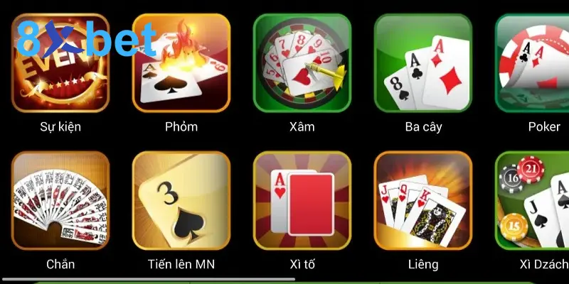 Game bài 8xbet - Nơi làm giàu của nhiều anh em cược thủ 2 Game bài 8xbet và lý do thu hút nhiều người chơi